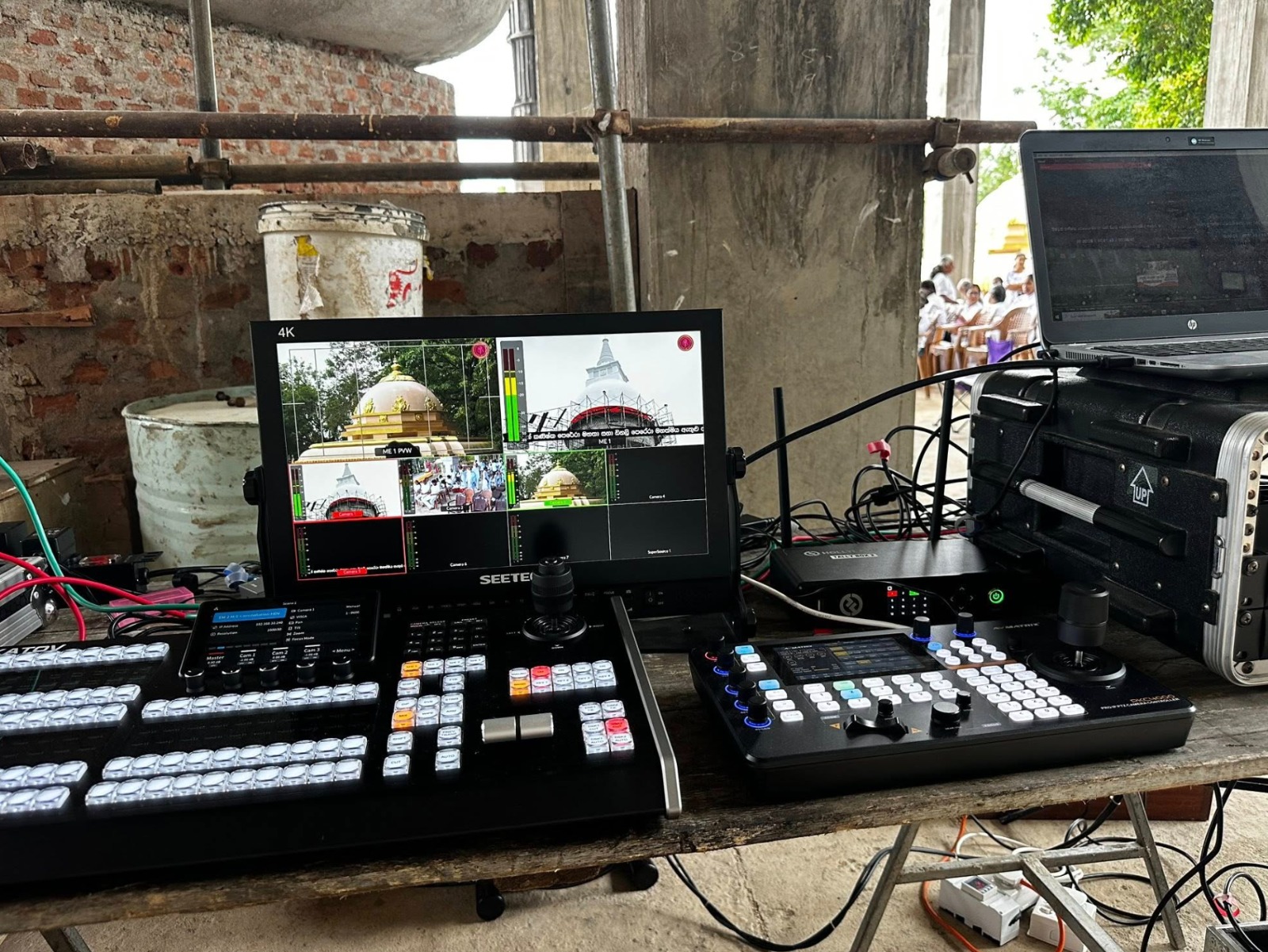 KD60 in a real-world broadcast or event installation